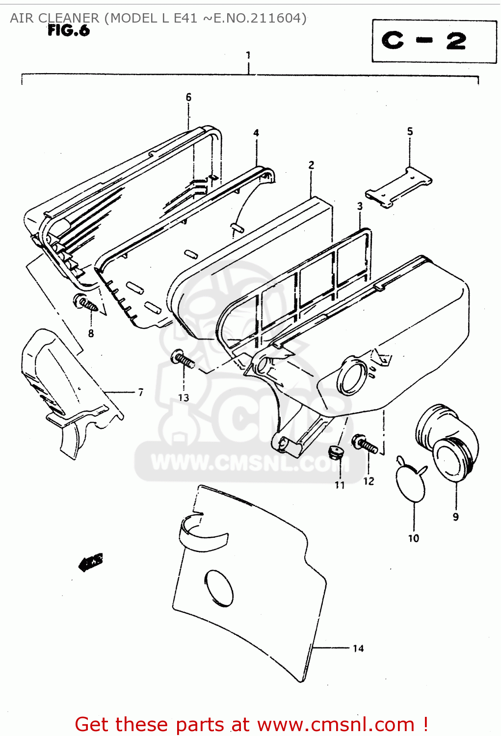 Suzuki FILTER,AIR CLEANER 1378036C00 Suzuki FILTER,AIR CLEANER 1378036C00