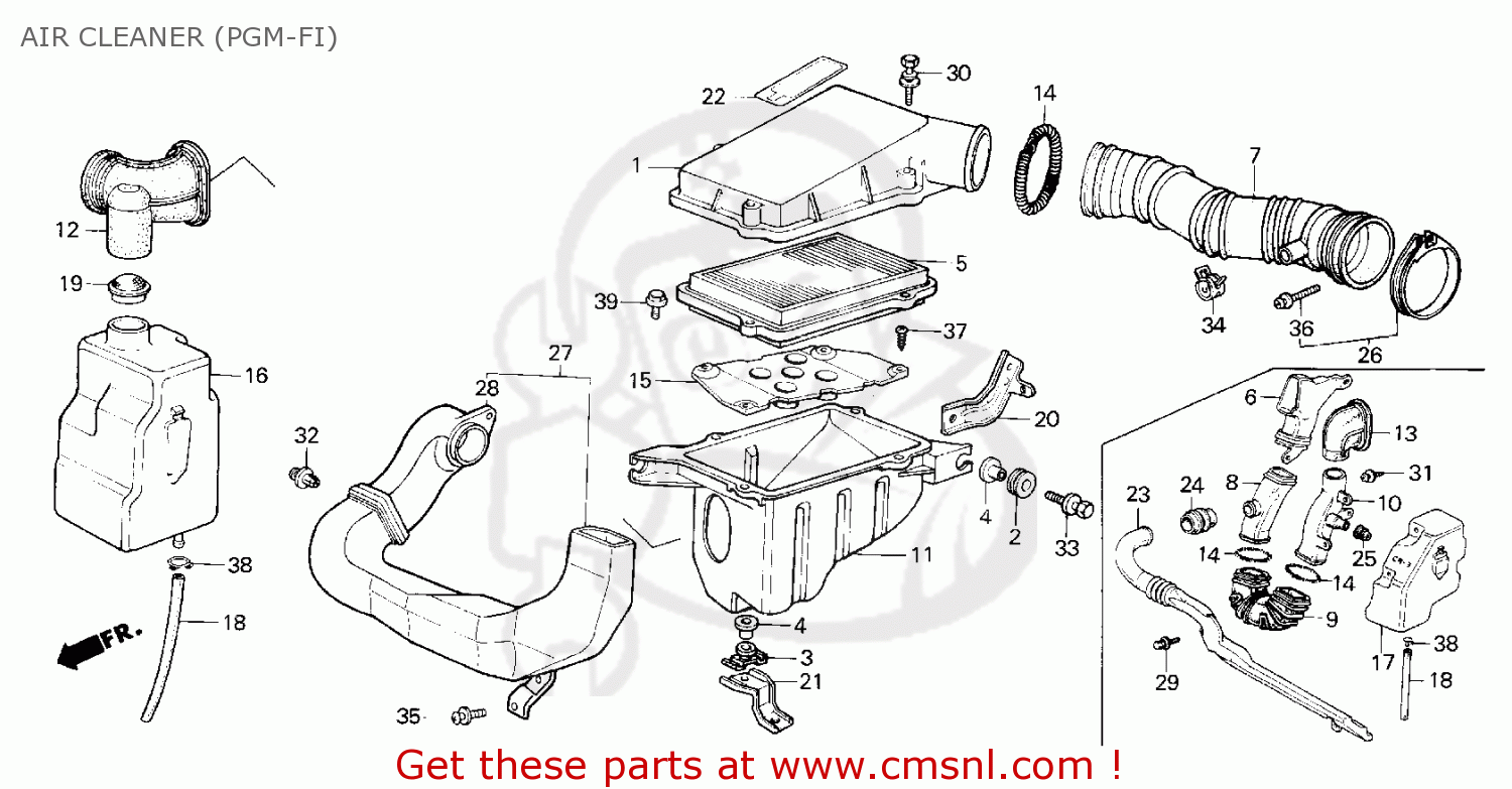 17246pe2010: Chamber,resonator Honda - Buy The 17246-pe2-010 At Cmsnl