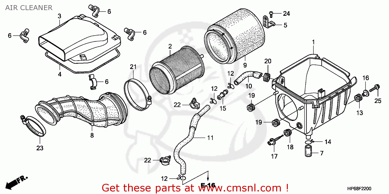 Hp A Case Air Cleaner Honda Buy The Hp A At Cmsnl