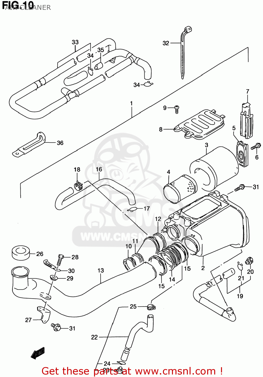 1388139D40: Tube,outlet Suzuki - buy the 13881-39D40 at CMSNL