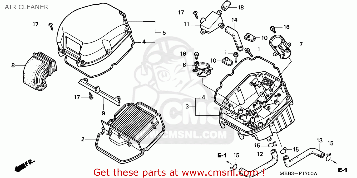 Honda COVER COMP AIR/C 17231MBBD40 Honda COVER COMP AIR/C 17231MBBD40