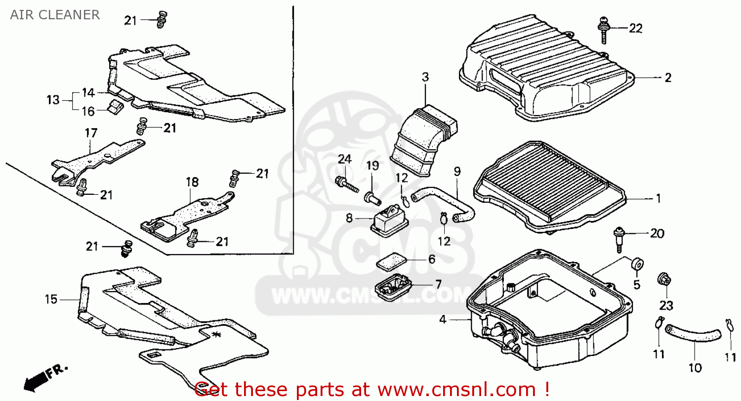 19136MT4670 Duct,l.air Intake Honda buy the 19136MT4670 at CMSNL