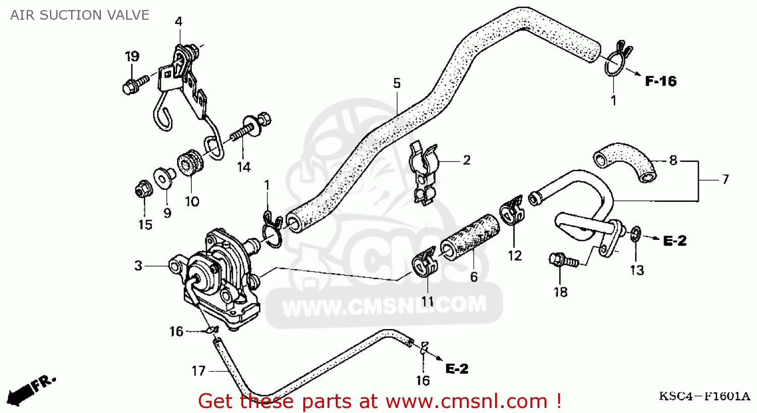 18640ksc770: Pipe Assy., Air Honda - Buy The 18640-ksc-770 At Cmsnl