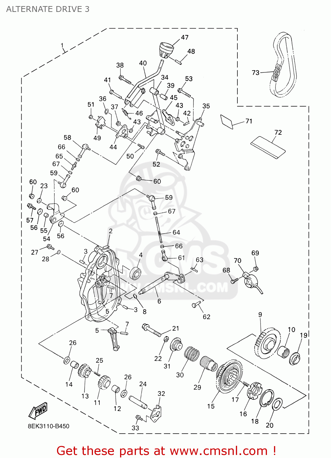 8ENW475900 Reverse Gear Kit Yamaha buy the 8ENW475900 at CMSNL