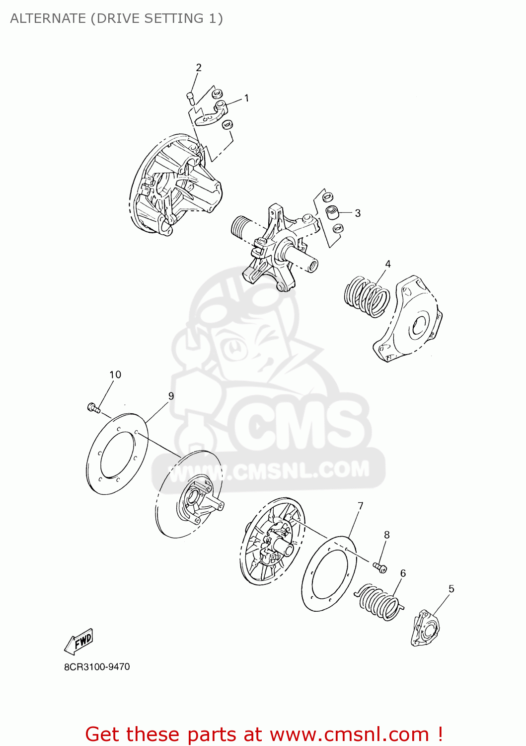 Yamaha SPRING, TORSION(8BT) 90508556A7 Yamaha SPRING, TORSION(8BT) 90508556A7