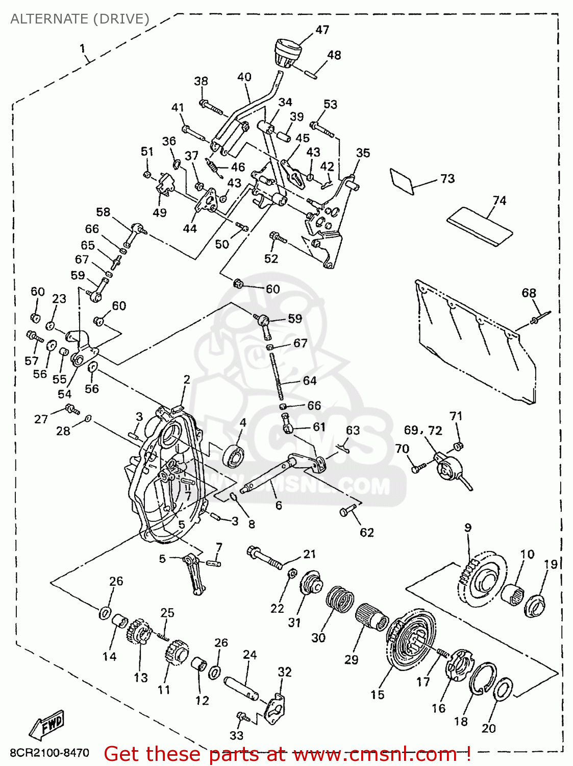 Yamaha WASHER, PLATE(8DA) 90201320S3