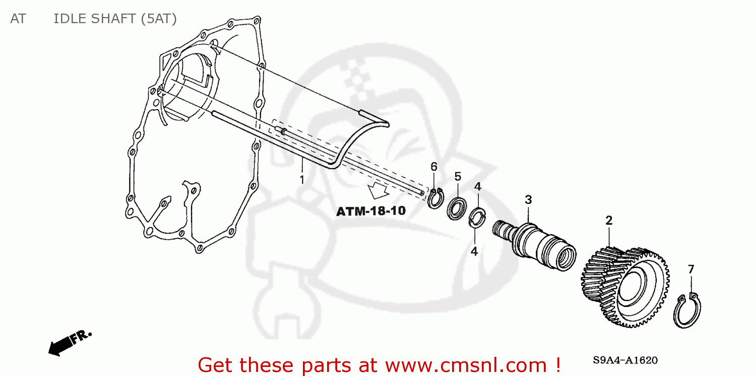 23515RCL010 Gear,idle Honda buy the 23515RCL010 at CMSNL