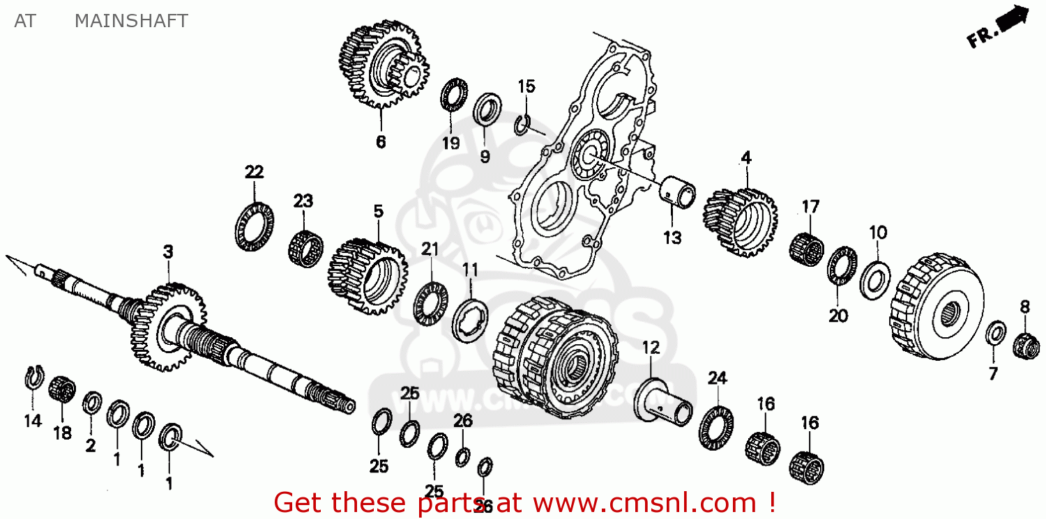 NEEDLE, THRUST 42X58 for ACCORD 1983 (D) 3DR DX (KL,KA,KH) - order at CMSNL