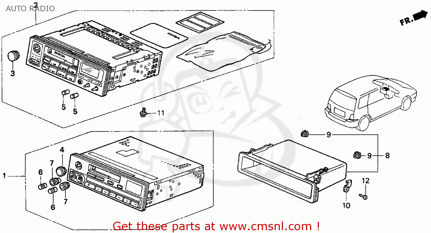 39100SX0A01 Tuner Assy Auto R Honda buy the 39100SX0A01 at CMSNL