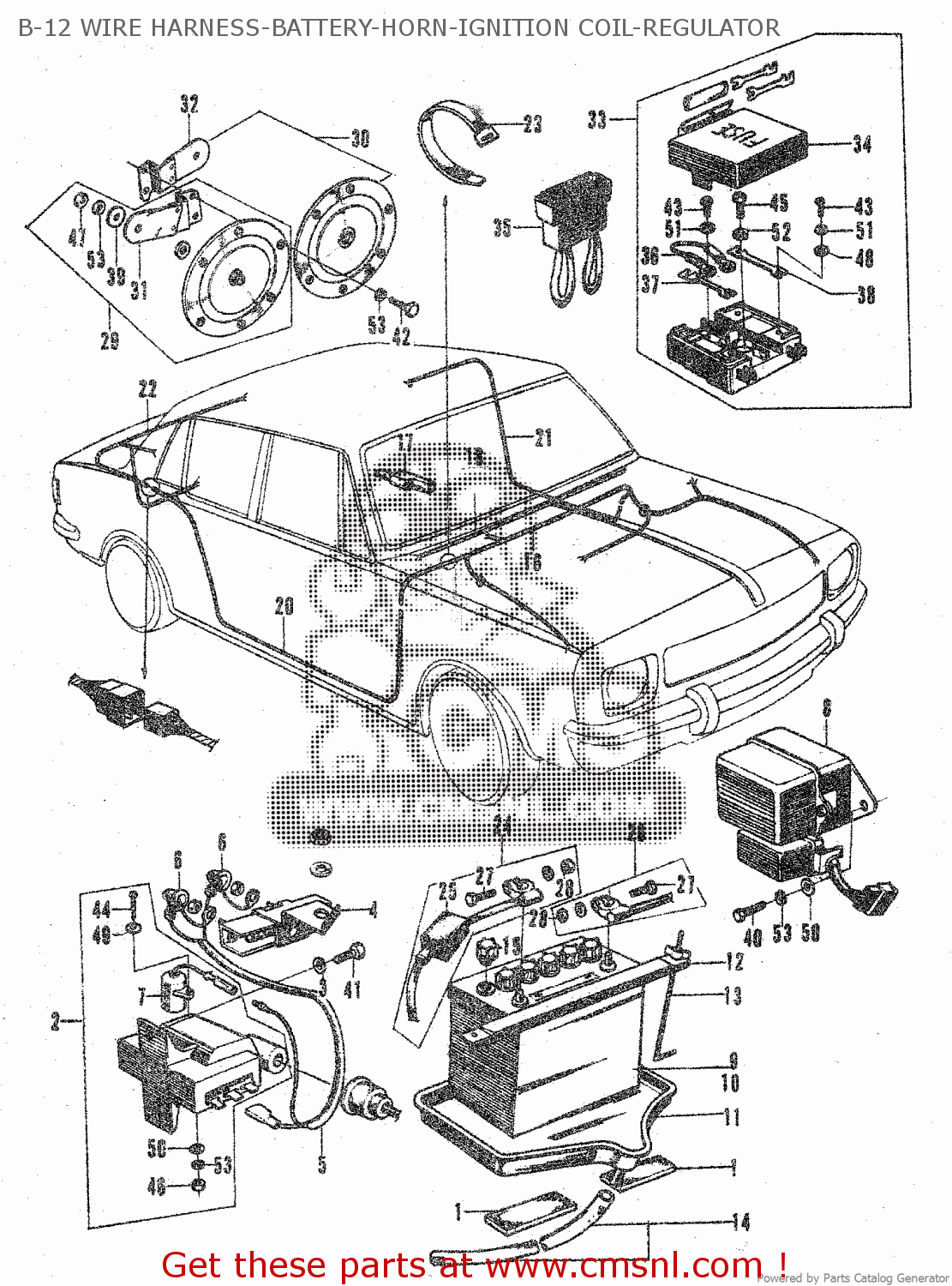 32100624020 Wire Harness, Cabin Honda buy the 32100624020 at CMSNL