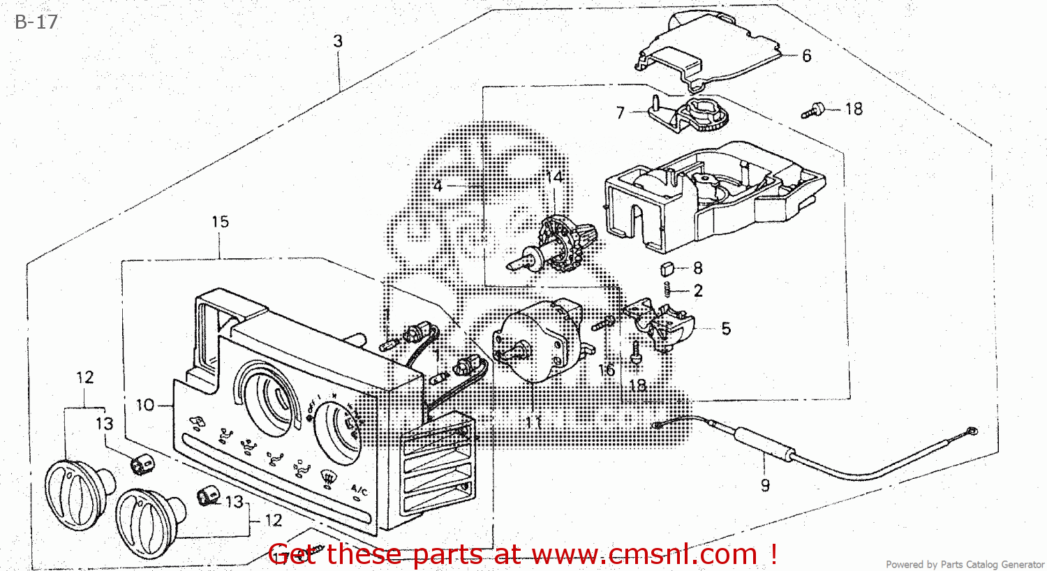 79581SS1013 Knob Heater Contl Honda buy the 79581SS1013 at CMSNL