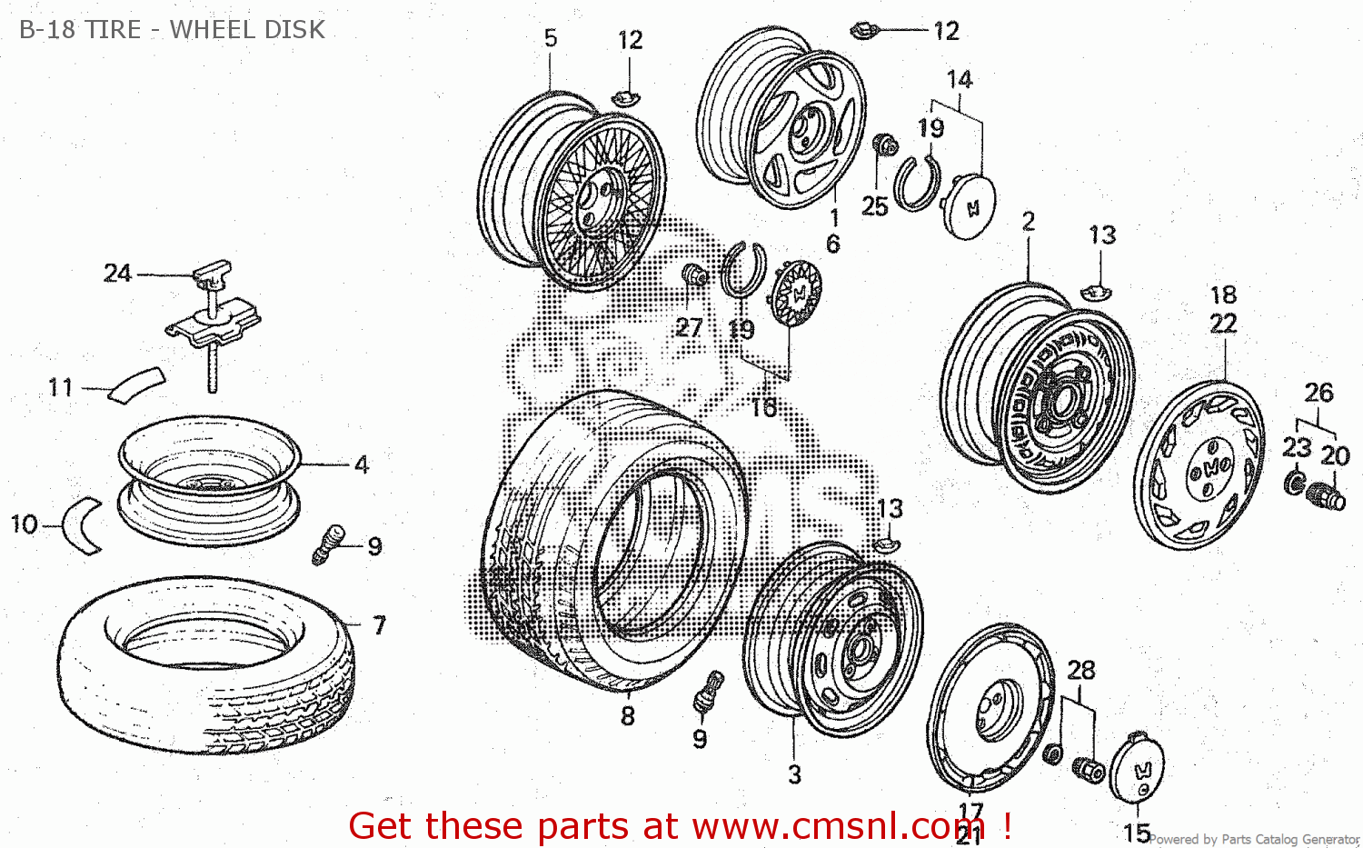 42700SF1N81 Disk,wheel (15x4t Honda buy the 42700SF1N81 at CMSNL