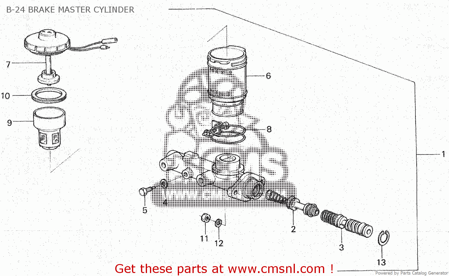 46100692602 Master,cylinder Honda buy the 46100692602 at CMSNL