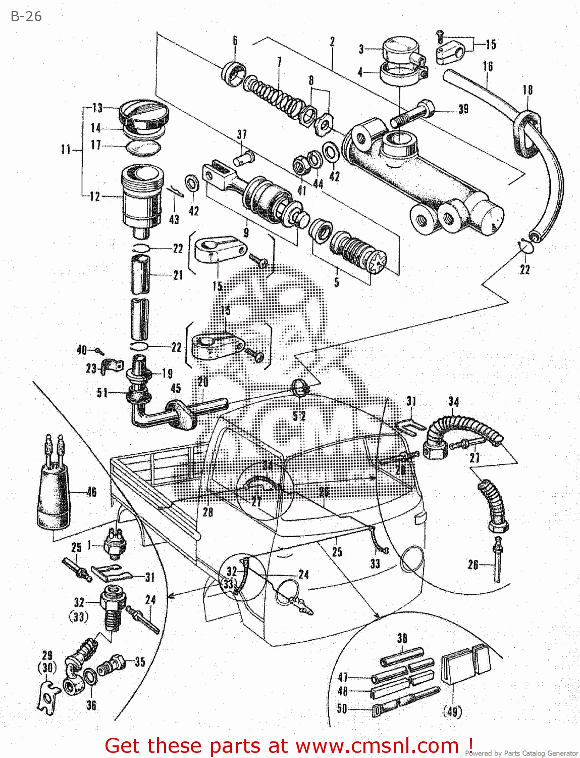 Honda SWITCH ASSY,STOP 35350500026 Honda SWITCH ASSY,STOP 35350500026