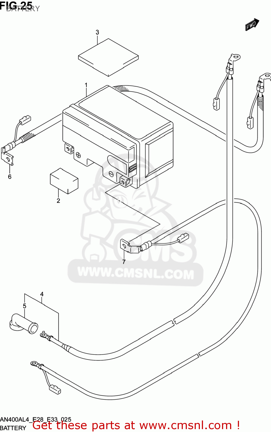 3381005H00 Wire,starter Motor Lead Suzuki buy the 3381005H00 at CMSNL