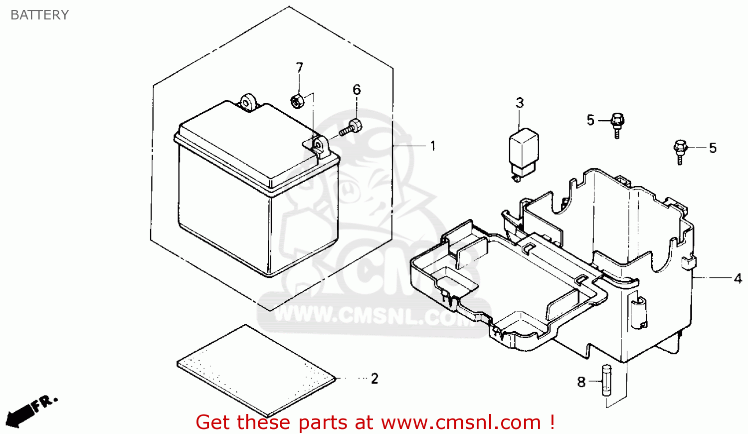 50325GR1030 Box,battery Honda buy the 50325GR1030 at CMSNL