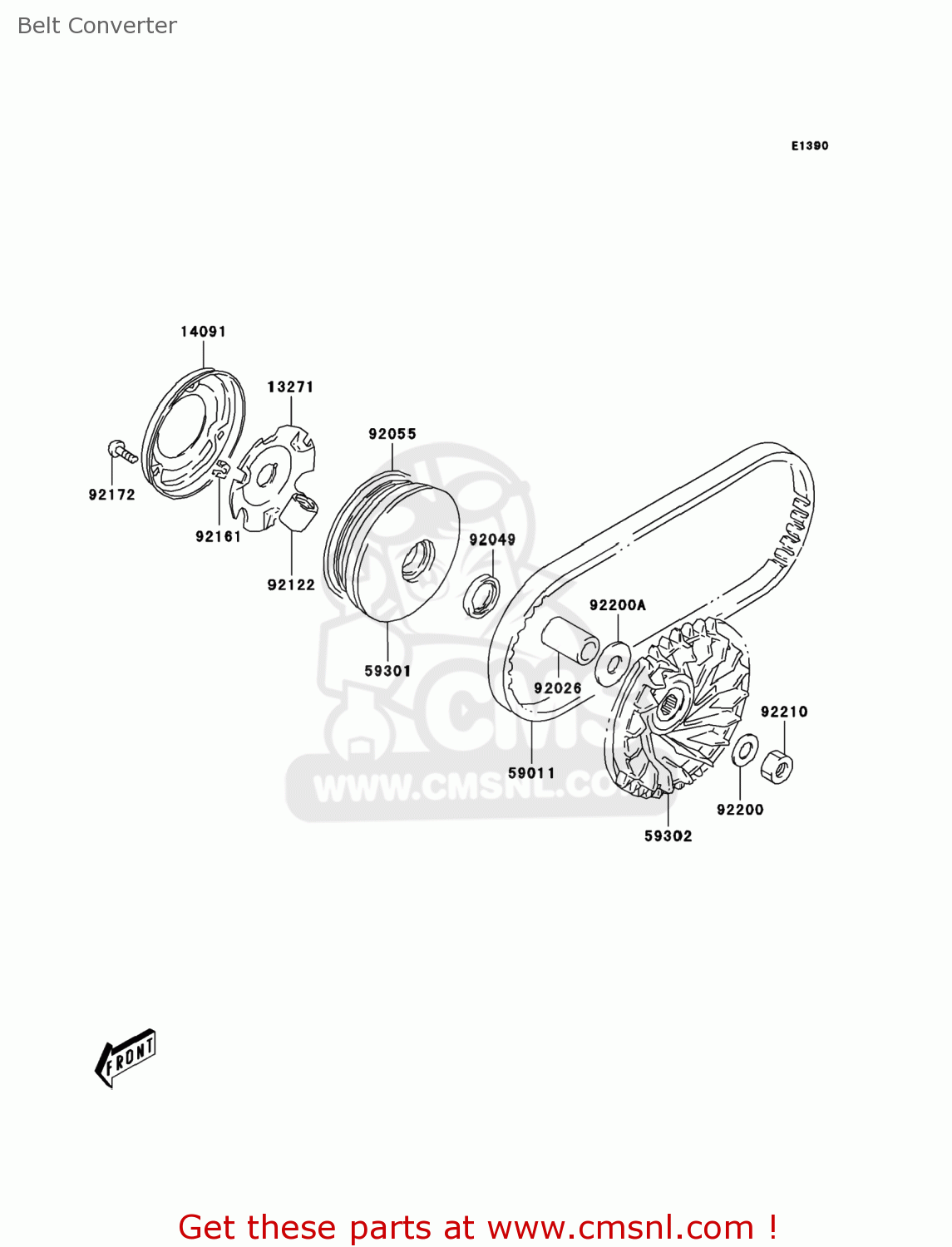 59302S007 Dri Kawasaki buy the 59302S007 at CMSNL