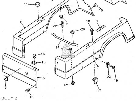 PANEL, REAR BODY for G11-AK 1994 - order at CMSNL