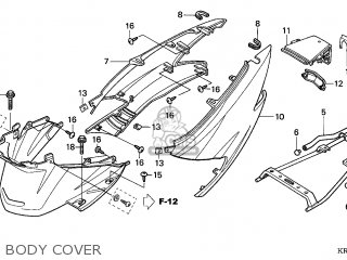 (83701-KRP-901WG) COVER,RR C*R195C* (83701-KRP-901WG) COVER,RR C*R195C*
