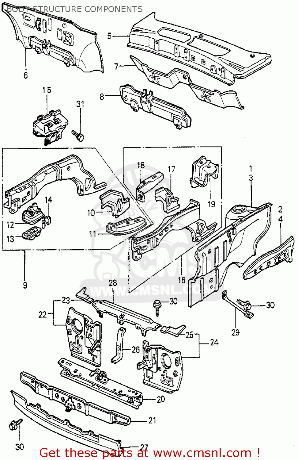 60660692700ZZ: Dashboard (lower) Honda - buy the 60660-692-700ZZ at CMSNL