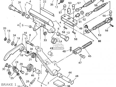 JN6F634100: Wire, Brake 1 Yamaha - buy the JN6-F6341-00 at ... yamaha golf cart parts diagram melex wiring 