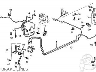 46361S84A00: Pipe E Comp,brake Honda - buy the 46361-S84-A00 at CMSNL