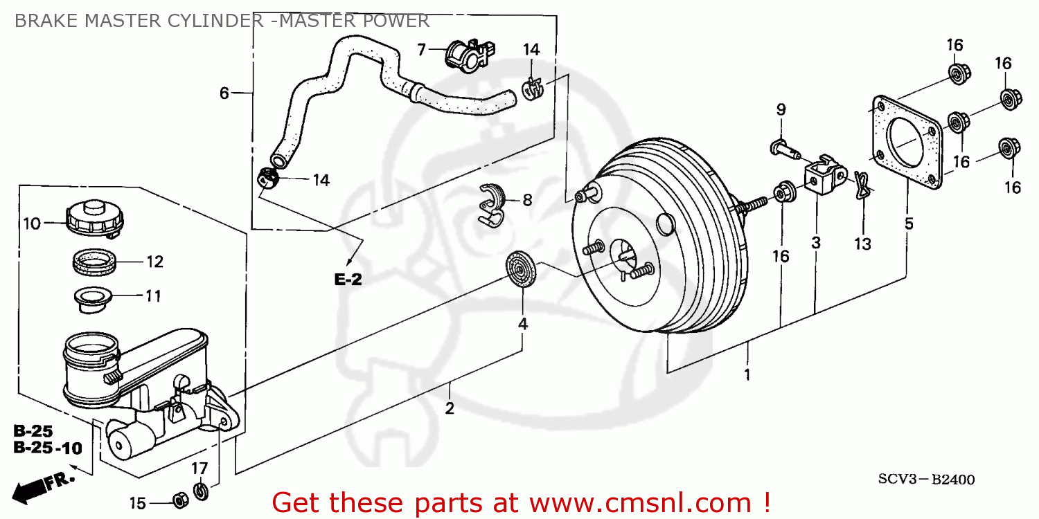 46100SCVA51: Master Cylinder A Honda - buy the 46100-SCV-A51 at CMSNL