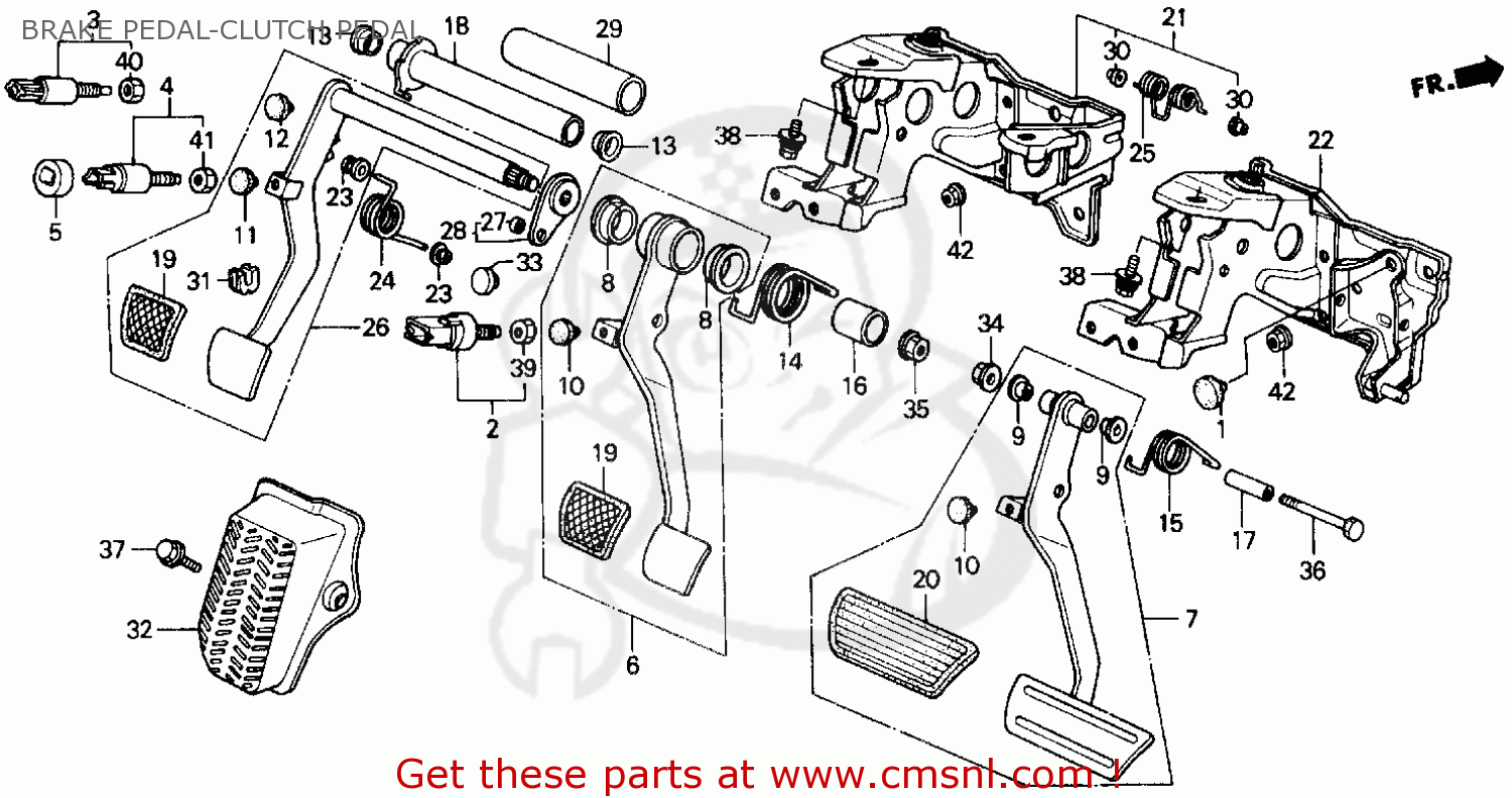 46530SF1000 Spring, Brake Return Honda buy the 46530SF1000 at CMSNL