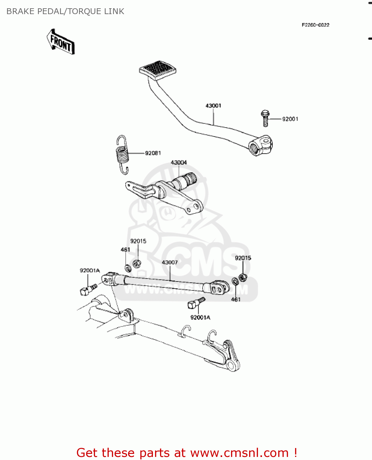 SHAFTBRAKE for KZ1100A2 SHAFT 1982 USA CANADA order at CMSNL