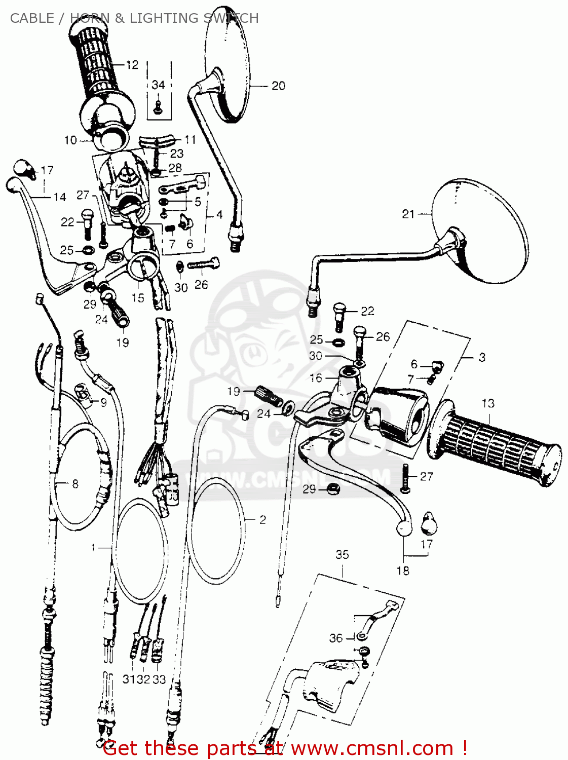 22870310000: Cable,clutch Honda - buy the 22870-310-000 at CMSNL