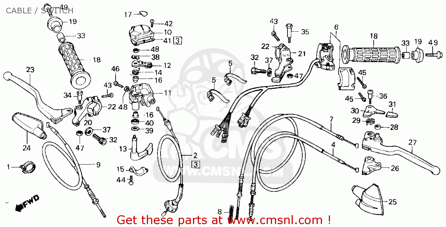 35200HB6000: Sw Assy,light Eng Honda - buy the 35200-HB6-000 at CMSNL