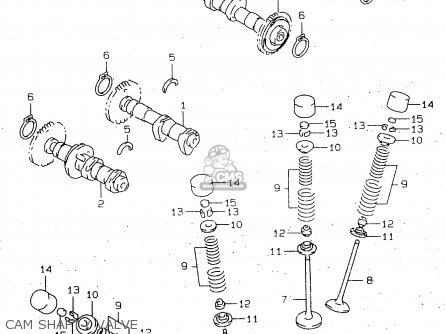 Camshaft Assembly, Intake, Rear photo