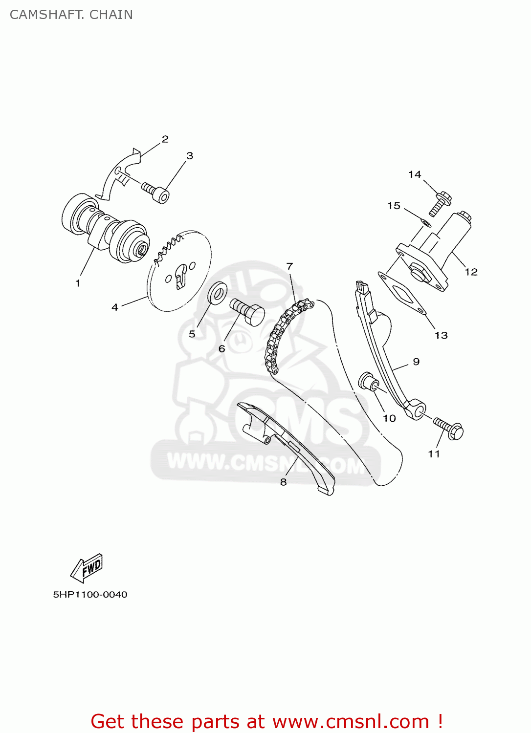 Yamaha CHAIN 9458041088 Yamaha CHAIN 9458041088