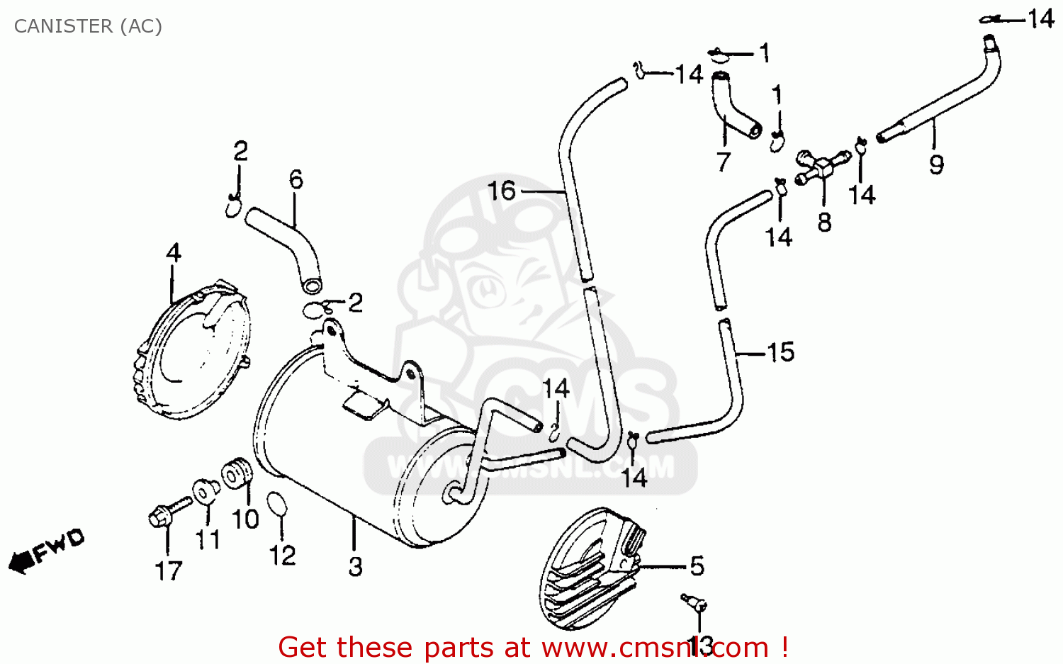 17410MB3881 Canister Honda buy the 17410MB3881 at CMSNL
