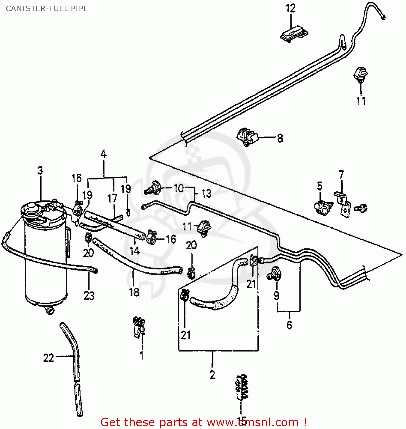 90678SC5003 Clamp,fuel Hose Honda buy the 90678SC5003 at CMSNL