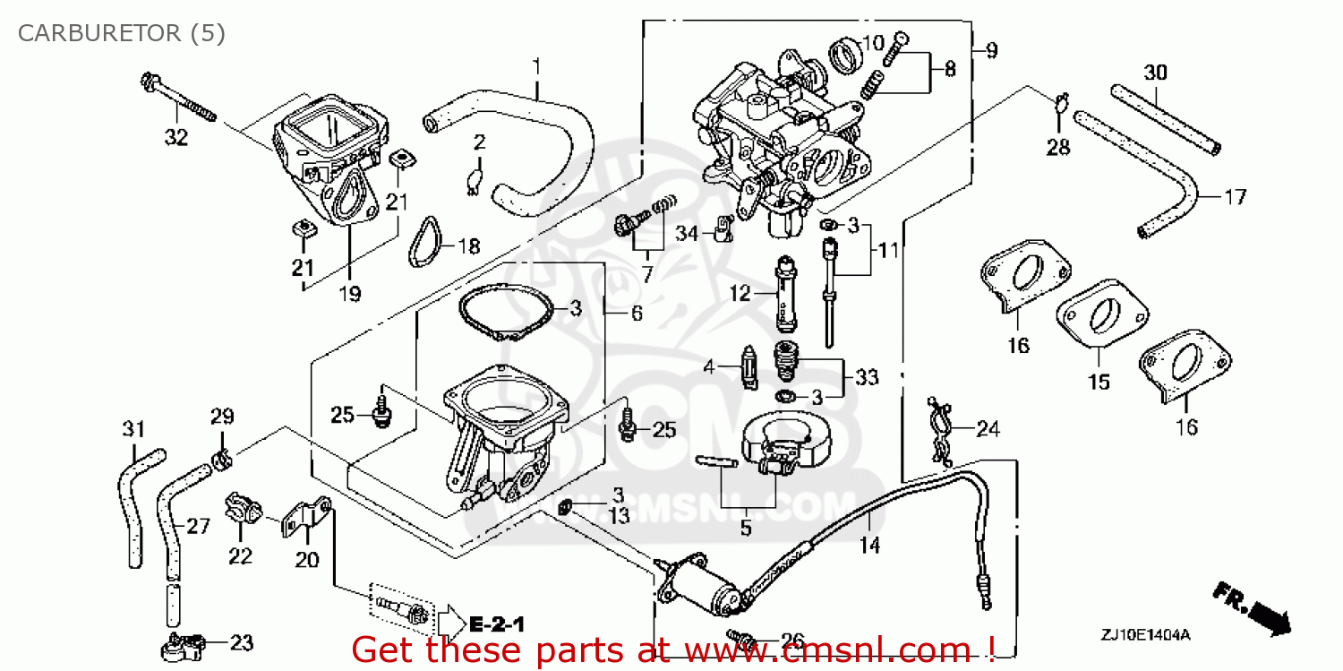 16852ZJ1R50: Tube, Fuel Honda - buy the 16852-ZJ1-R50 at CMSNL