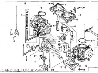 CARBURETOR ASSY ( for GL1500SE GOLDWING SPECIAL EDITION 1998 (W ...