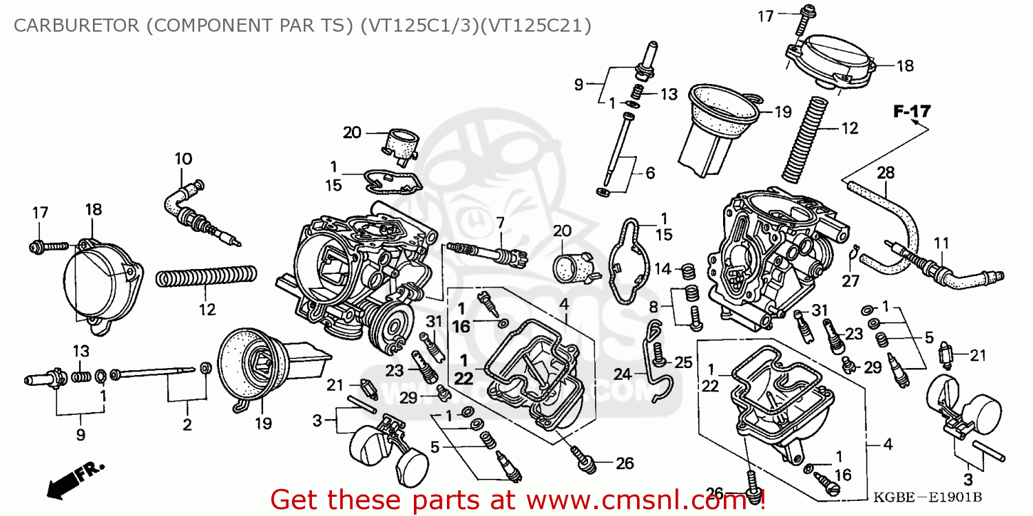 16012KGB901: Needle Set,jet Honda - buy the 16012-KGB-901 at CMSNL