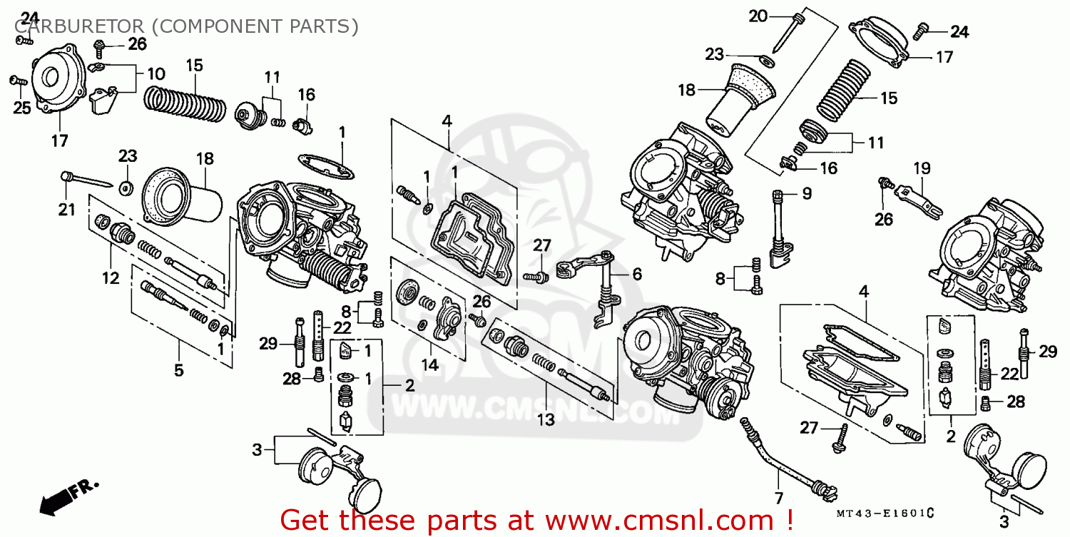 honda vfr 750 parts