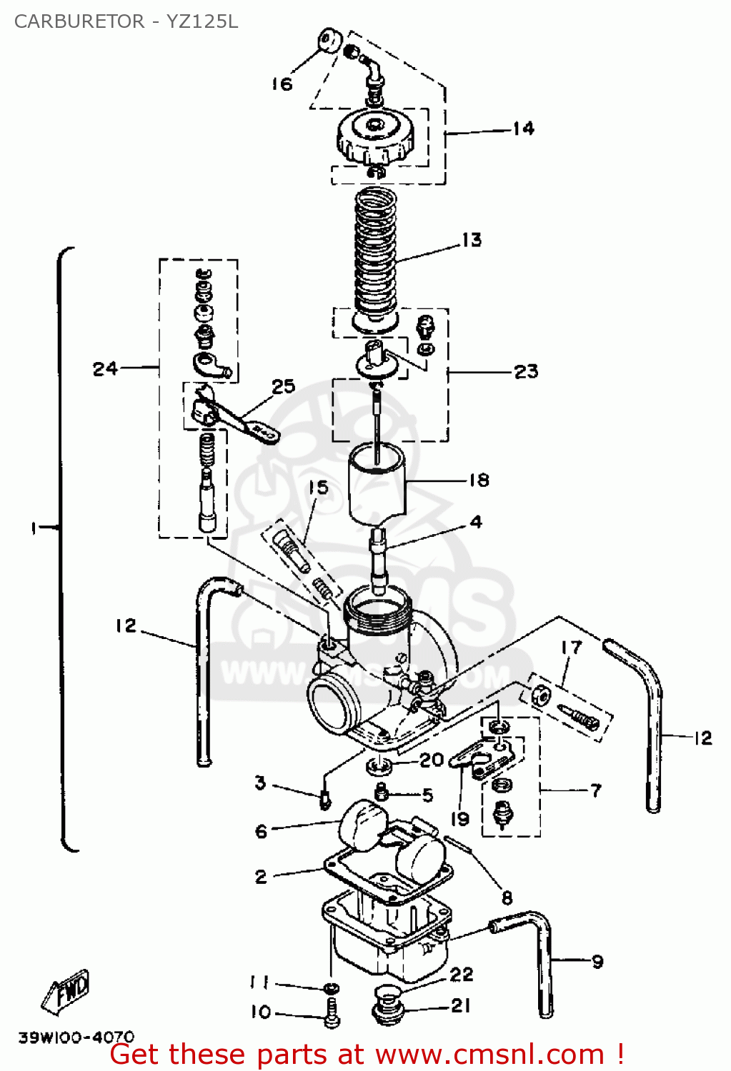 2391414142: Nozzle, Main Yamaha - buy the 239-14141-42 at CMSNL