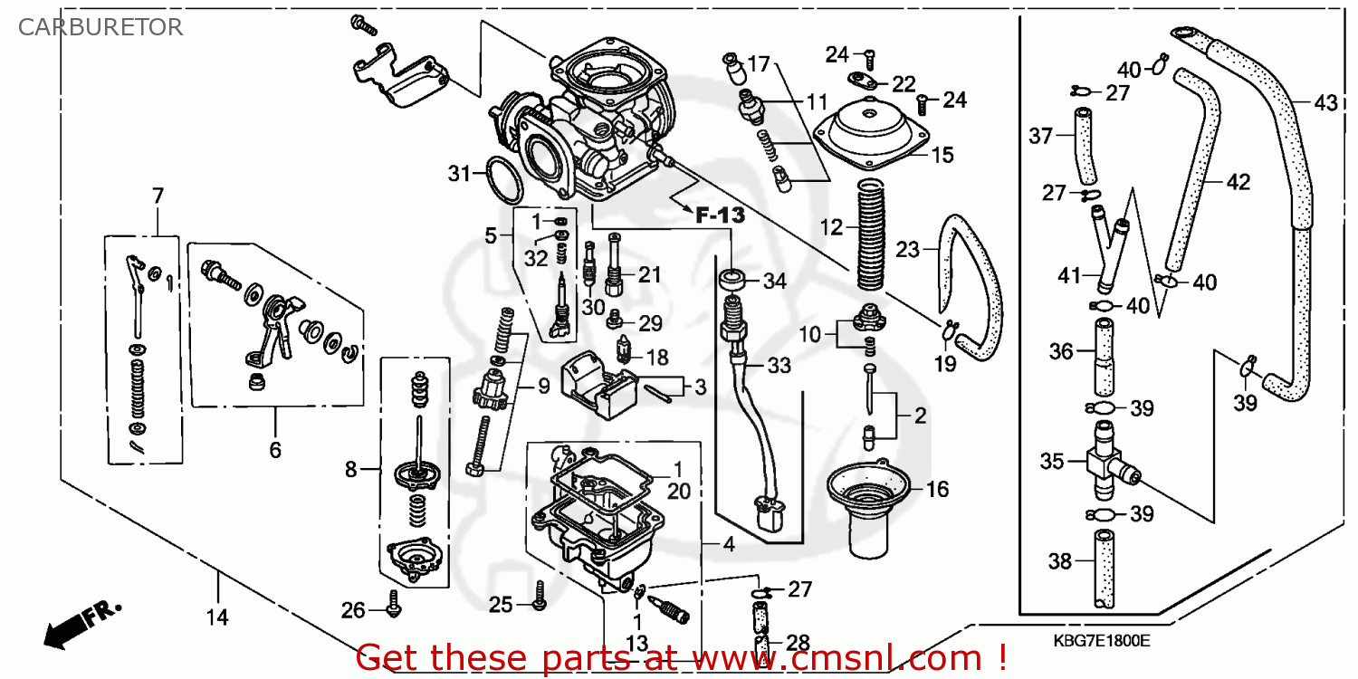 16012KPJC11: Needle Set, Jet (jdm) Honda - buy the 16012-KPJ-C11 at CMSNL