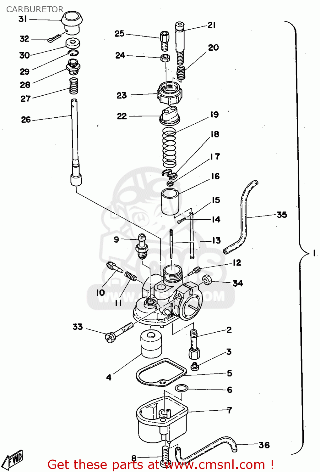 9140212010: Pin, Cotter Yamaha - buy the 91402-12010-00 at CMSNL