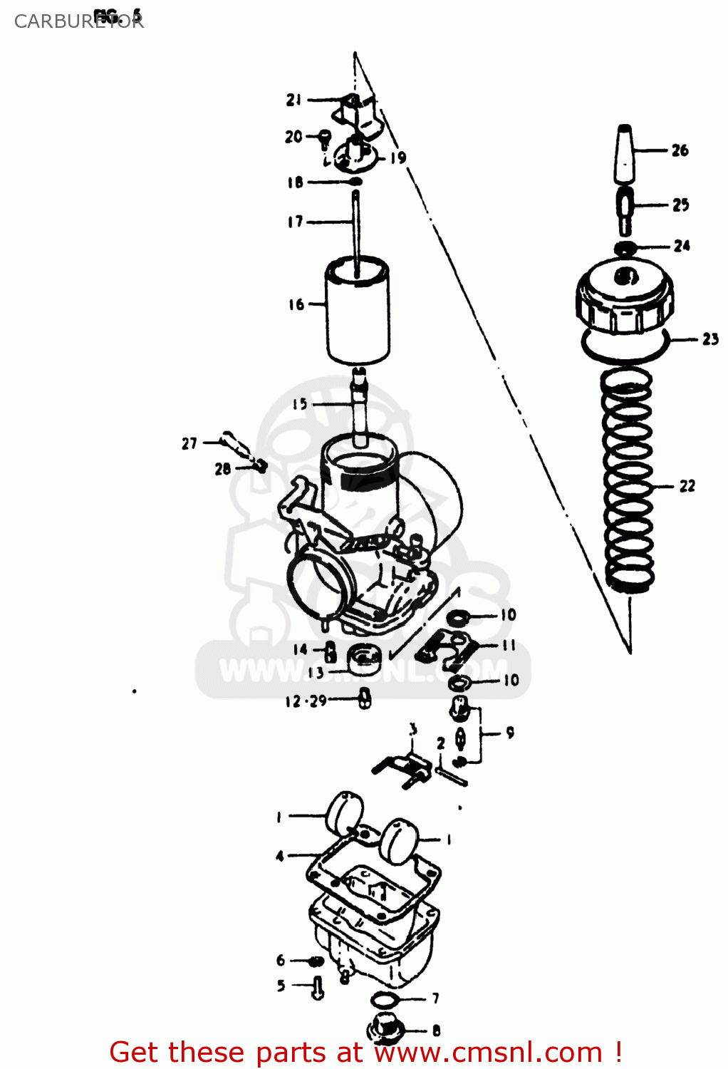 1355141751 Valve,throttle Suzuki buy the 1355141751 at CMSNL