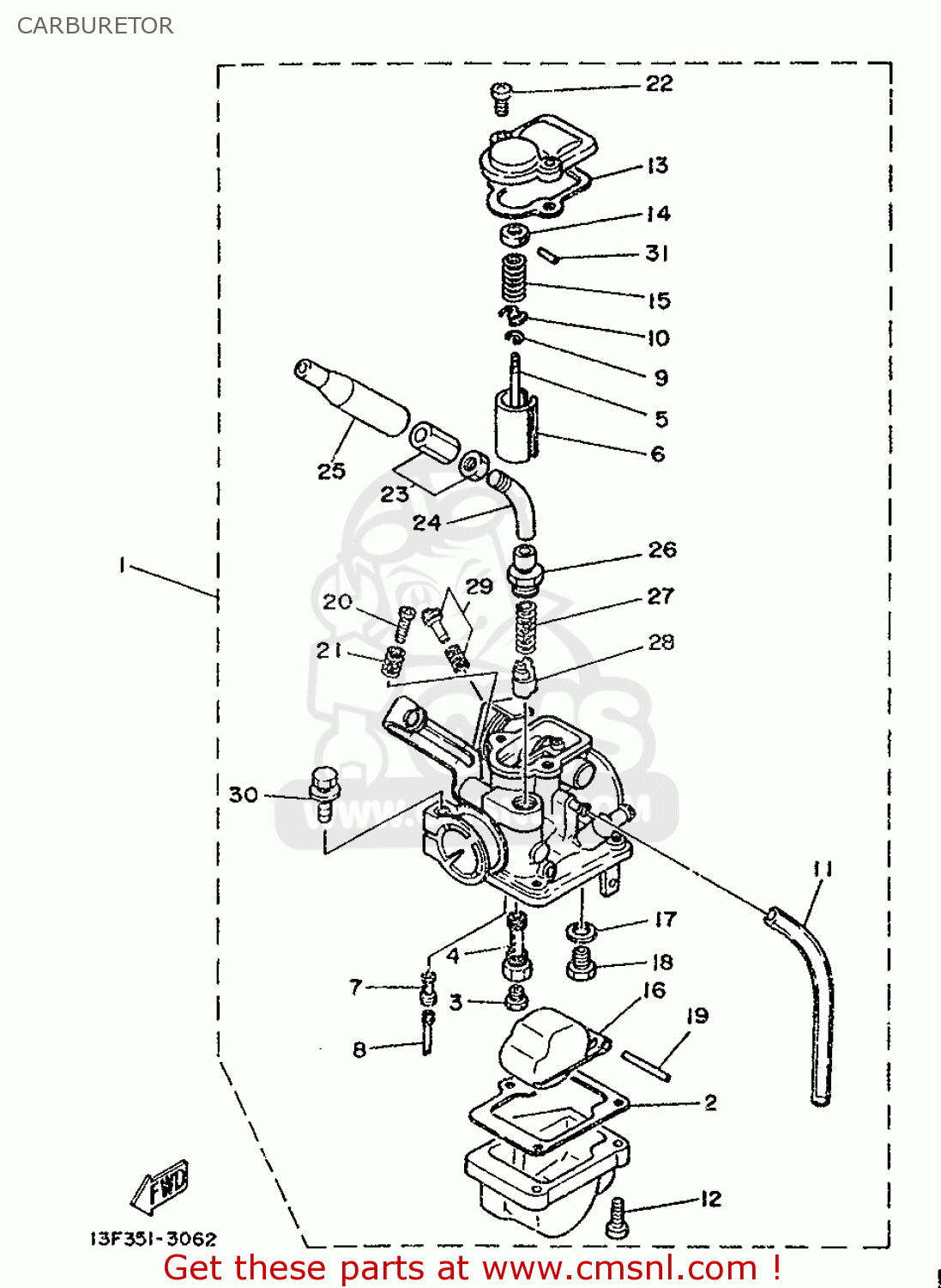 4391411215: Valve, Throttle Yamaha - buy the 439-14112-15 at CMSNL