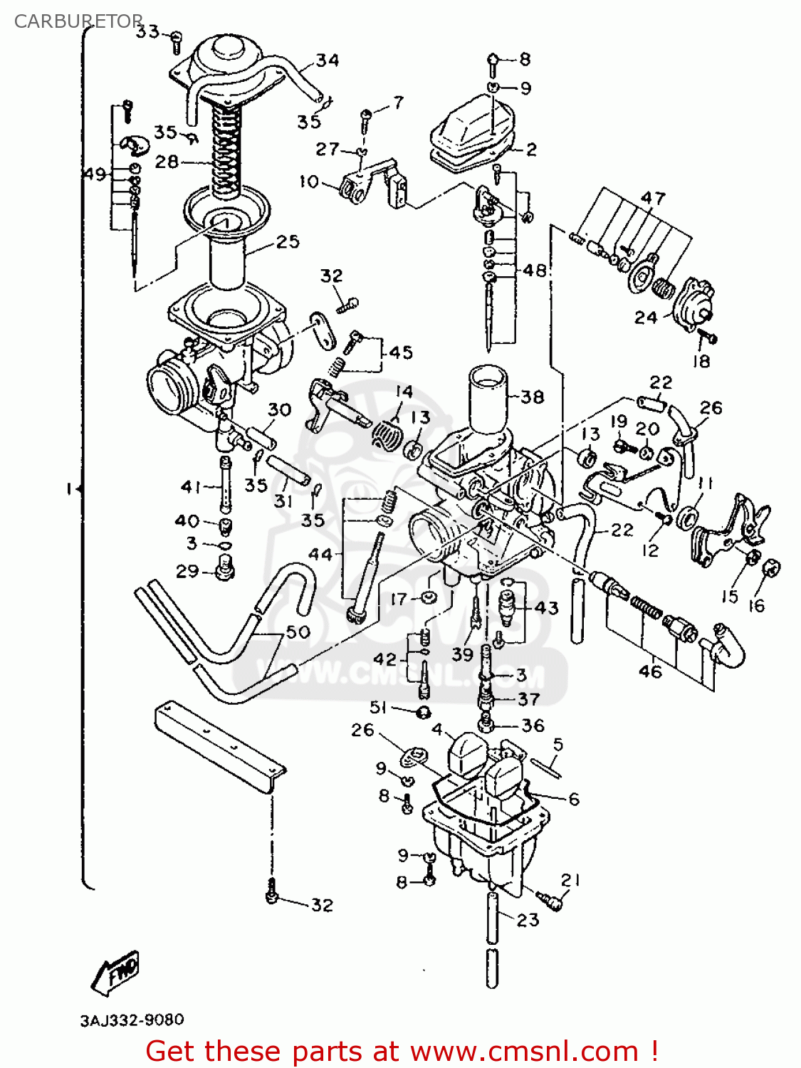 1VJ1490J20: Needle Set Yamaha - buy the 1VJ-1490J-20-00 at CMSNL