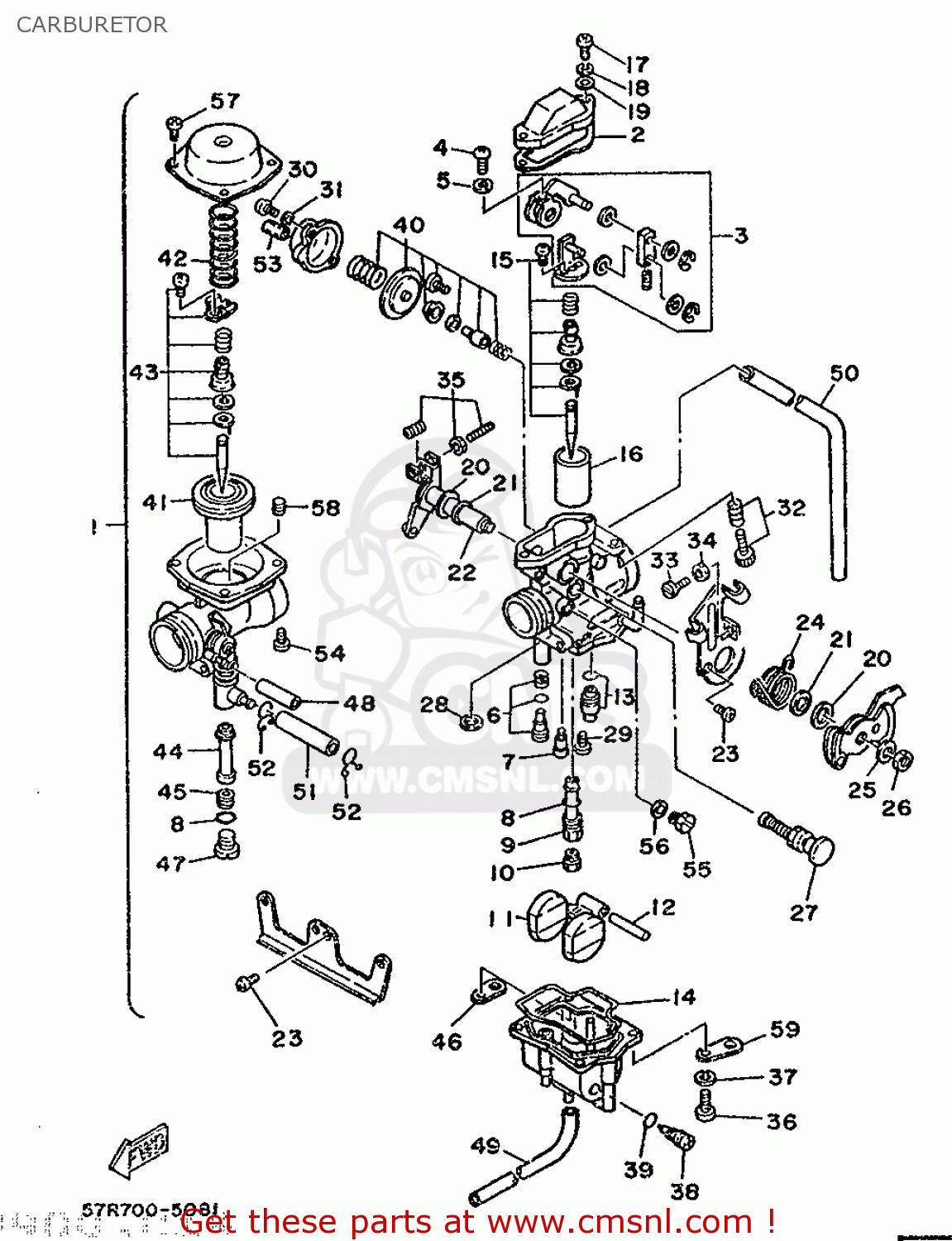 30X1490J10: Needle Set (primary) Yamaha - buy the 30X-1490J-10-00 at CMSNL