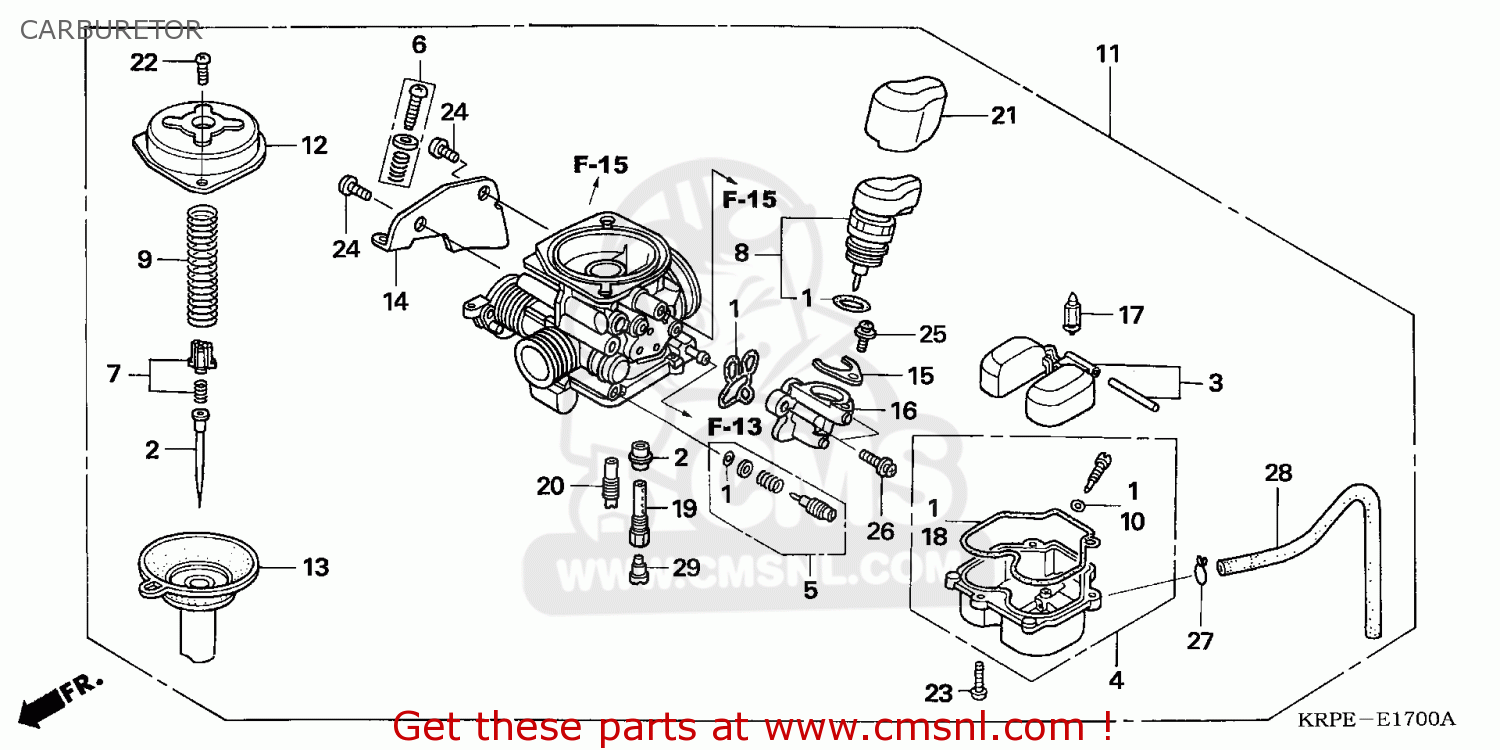 16016KRP981: Screw Set,a Honda - buy the 16016-KRP-981 at CMSNL