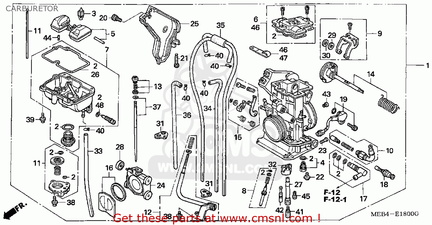 16100MEN852 Carburetor Assy Honda buy the 16100MEN852 at CMSNL