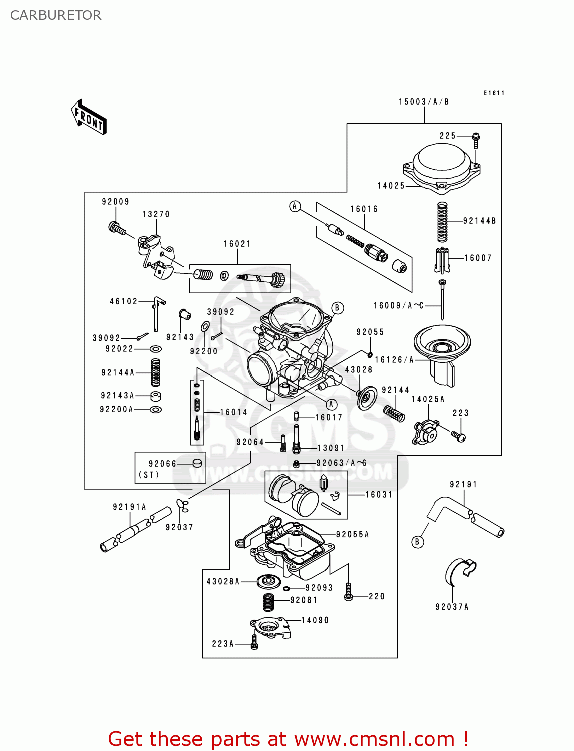 kawasaki vulcan 1500 classic carburetor