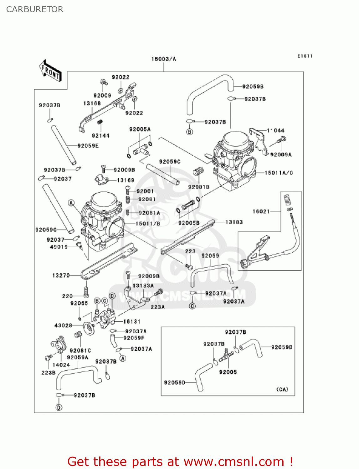 2008 ninja 250 carburetor